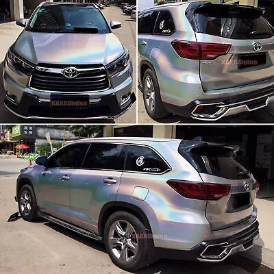 Air Free Car Rainbow Mirror Chrome Chameleon Pearl Gloss Vinyl Wrap Sticker HDUS • $323.66