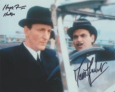 Sir David Suchet & Hugh Fraser Signed 8x10 Photo - POIROT - • £29.99