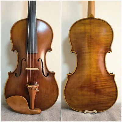 Nicolaus Amati 1670 Violin Copy 4/4 Handmade Antiqued Style Varnish #1808 • $229.99