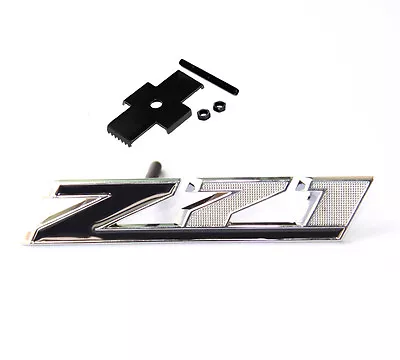 GENUINE Chrome Black Grille Z71 Emblem 3D For GM Silverado Z71 Sierra Tahoe Yu • $13.24