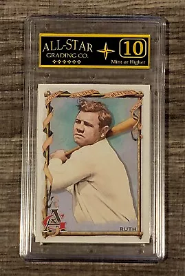 Babe Ruth Graded ASG Mint 10 2023 Topps A&G Allen & Ginter #85 • $17.95