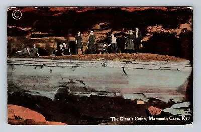 Mammoth Cave KY- Kentucky The Giant's Coffin Antique Vintage Postcard • $7.99