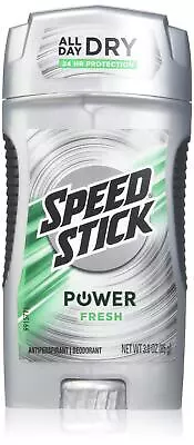 Mennen Speed Stick Deodorant 3 Ounce Power Fresh (88ml) (3 Pack) • $20.24