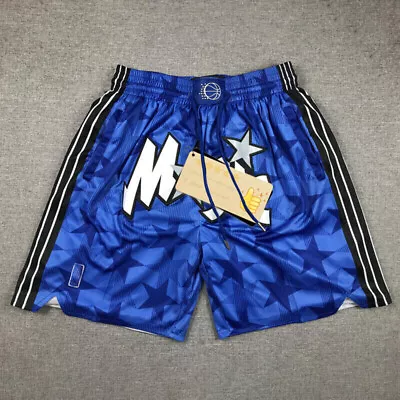 Orlando Magic City Version Blue Basketball Pocket Shorts Ball Pants Sweatpants • $29.99