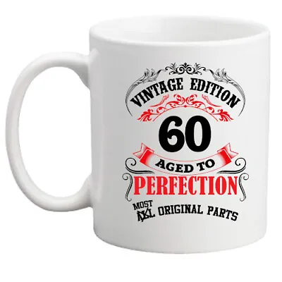 60th Birthday Mug! Vintage Birthday Mug/60 Years/gift For Him/her/60th/present! • £8.95