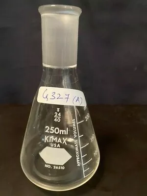 Lab Glassware- Kimax 250ml Erlenmeyer Flask No.2651024/40(item G-327) • $12.99