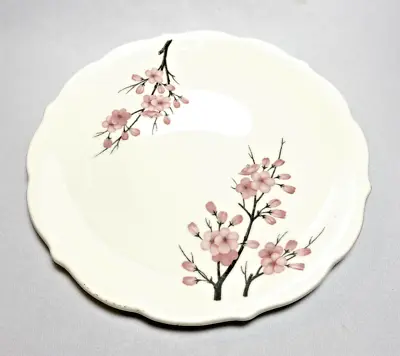 SYRACUSE China~ Early Restaurant Ware 10  DINNER PLATE (Pink Cherry Blossom)~USA • $15