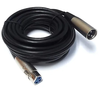 25ft - Shielded XLR Balanced Microphone Mic Pro Audio Cable Cord Male To Female • $10.95