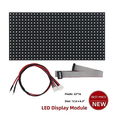 P10 12.6x6.3  Full Color 32*16 LED Display Module LED Screen Advertising Screen • $24.90