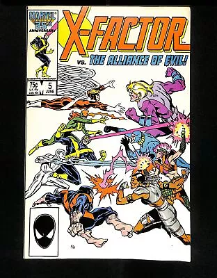X-Factor #5 1st Appearance Apocalypse Cameo! Tapped Out! Marvel 1986 • $0.99