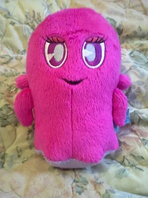 Namco Pac-man And The Ghostly Adventures Pink Ghost Soft Plush Toy 7  Tall • £5