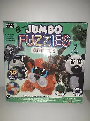 Fuzzy Craft Kit Jumbo Fuzzies Animals Horizon Toys Make Fuzzy Animals Shelf214 • $7.29