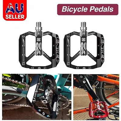 Mountain Bike Pedals Nonslip Road Bicycle Pedal Aluminum Cycling Alloy Cleats AU • $47.99
