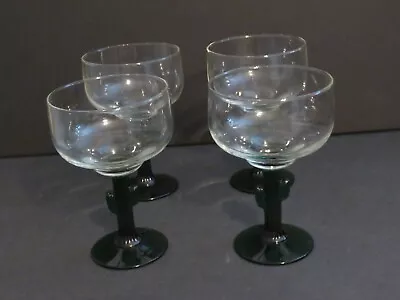 Set Of 4 Libbey Cactus Stemmed Margarita/ Spirits Glasses 3619JS • $26.99