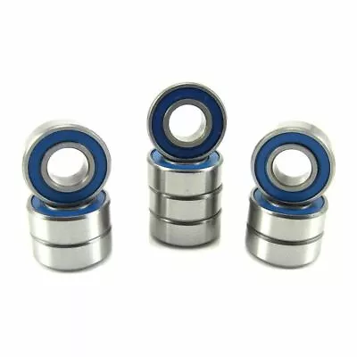 TRB RC 5x11x4mm Precision Ball Bearings Rubber Sealed BLU (10) • $11.48