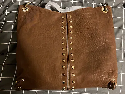 NWT MICHAEL KORS  Astor Leather Shoulder Bag Tote  $448 Walnut • $175