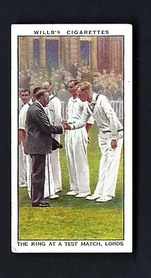 £1 • Buy Wills - The Reign Of Hm King George V - #41 The King At Lords, Cricket