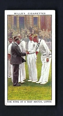 £1 • Buy Wills - The Reign Of Hm King George V - #41 The King At Lords, Cricket
