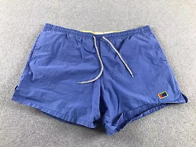 Vintage Oceanside Board Shorts Mens Medium Blue Swim Trunks Under Mesh Lined • $16.95