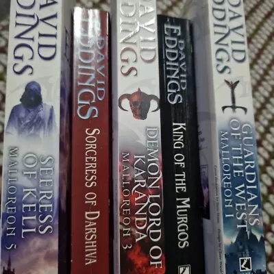 Malloreon 1 2 3 4 5 Paperback Book David Eddings Bundle Karanda Seeress Murgos • £9.99