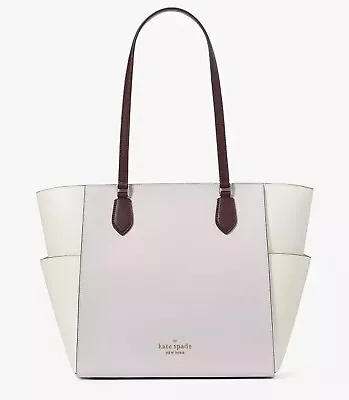 Kate Spade New York Madison Laptop Tote Shoulder Bag Lilac Moonlight Colorblock • $266.11