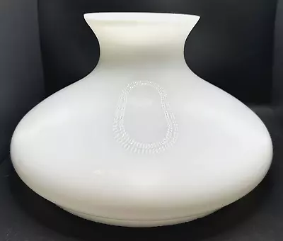 Vintage Opaque White Glass Tam O'Shanter Lamp Shade For 10  Fitter Oil Kerosene • $38.50