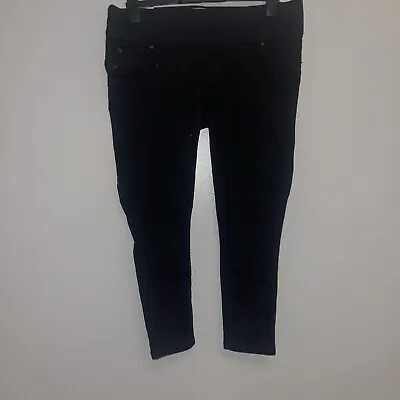 NEW SIZE 14 Black NEW LOOK MATERNITY - Emilee - Lift & Shape - Crop Skinny Jeans • £12