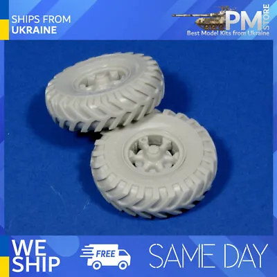 Panzer Art RE35-134 1/35 Road Wheels Sd.Kfz.9 FAMO British Cross Country Tyres • $23.99