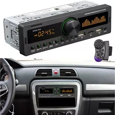 DC 12V FM AM Car Stereo Radio Bluetooth In-dash Handsfree SD/USB AUX Head Unit • $44.90