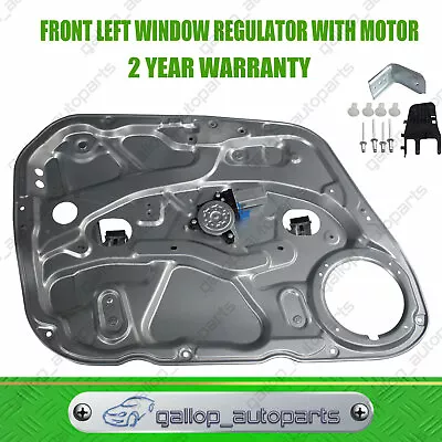 For Hyundai I30 Front Left Window Regulator W Panel & Motor FD 07-12 Hatch Wagon • $108