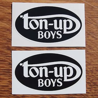 Motorcycle Biker Helmet Tank Rockers Cafe Racer Ton Up Boys Stickers TON UP BOYS • £3.50
