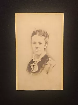 Antique Springfield Massachusetts Pretty Woman Civil War Era CDV Photo Card • $9.95