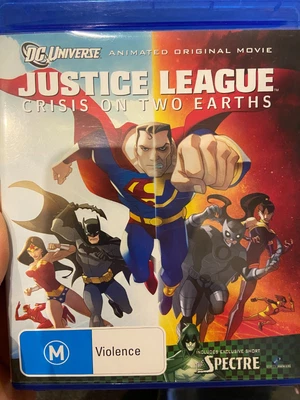 $49.95 • Buy Justice League - Crisis On Two Earths BLU RAY (2010 Animated DC Superhero Movie)