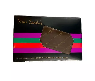 £13.64 • Buy Pierre Cardin Solar Powered Calculator New! Credit Card Wallet Size. Mint.