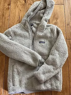 EUC Patagonia Fleece Hooded Light Grey Half Zip XS  • $4.70