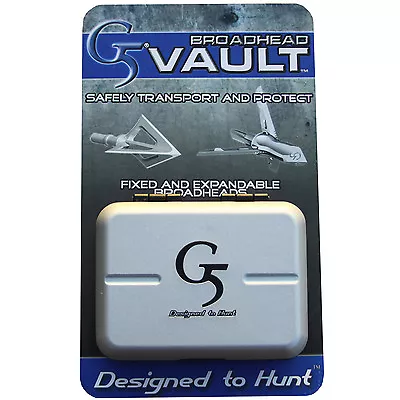 G5 Broadhead Vault For Expandable And Fixed Blades #00944 Holds 5 • $15.99