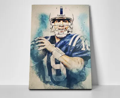 $209.95 • Buy Peyton Manning Colts Poster Or Canvas