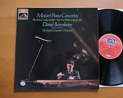 £9.99 • Buy ASD 2465 Daniel Barenboim Mozart Piano Concertos 21 & 27 EMI Stereo EXCELLENT