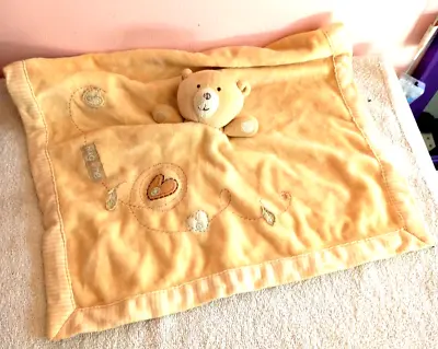 Natures Purest Beige Teddy Bear Baby Comforter  Snuggle Blanket Comfort Snuggie • £7.99