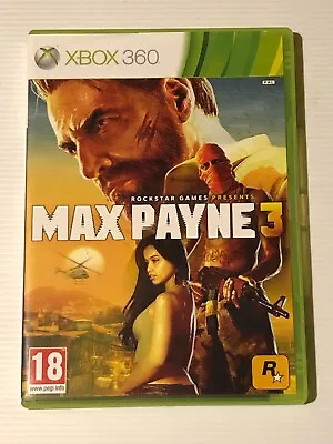 Max Payne 3  (Xbox 360 Game With Manual) 2 Discs - PAL • $10.95