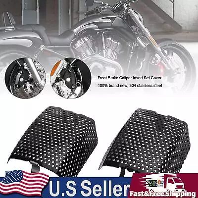 $34.19 • Buy Front Brake Caliper Insert Set Cover For Touring V-Rod Street Glide 42054-05 BLK