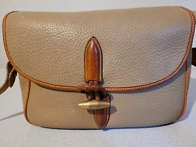 Vintage Dooney Burke All Weather Leather Medium Size Handbag/purse / Made In Usa • $63.38