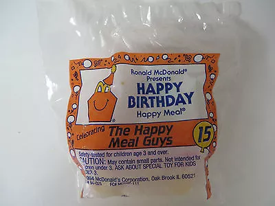 McDonalds ~ 1994 Happy Birthday #15 ~ HAPPY MEAL GUYS ~Sealed Bag • $6.99