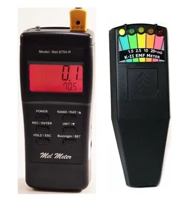 K 2 Deluxe EMF GHOST HUNTING METER Detector + MEL METER 8704R 3 In 1 INSTRUMENT • $138.90