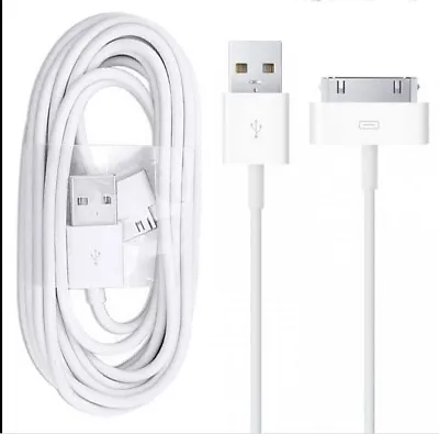 ORIGINAL GENUINE 30 Pins USB Data Cable Lead To Charge Sync IPhone IPad IPod • £2.49