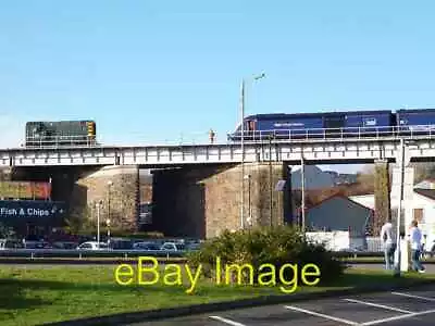 Photo 6x4 Landore Viaduct Swansea Diesel Shunter 08795 Comes To The Resc C2013 • £2