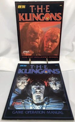 $44.99 • Buy Star Trek RPG - The Klingons: Operation & Intelligence Manuals FASA 1987