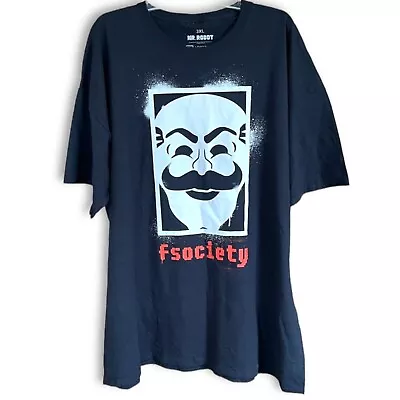 Men’s Size 3X Lootcrate Exclusive Mr. Robot FSociety Graphic T-shirt NEW • $6.95