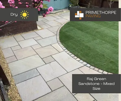 Paving Slabs - Traditional Garden Patio Stones - Raj Blend - Great Low Price • £2.50