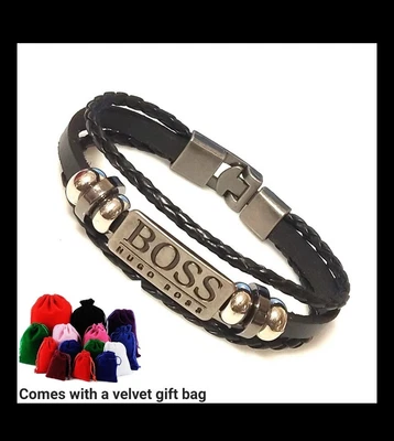 £13.90 • Buy Mens Bracelet Wristband Boss   Hugo Boss  Bracelet  